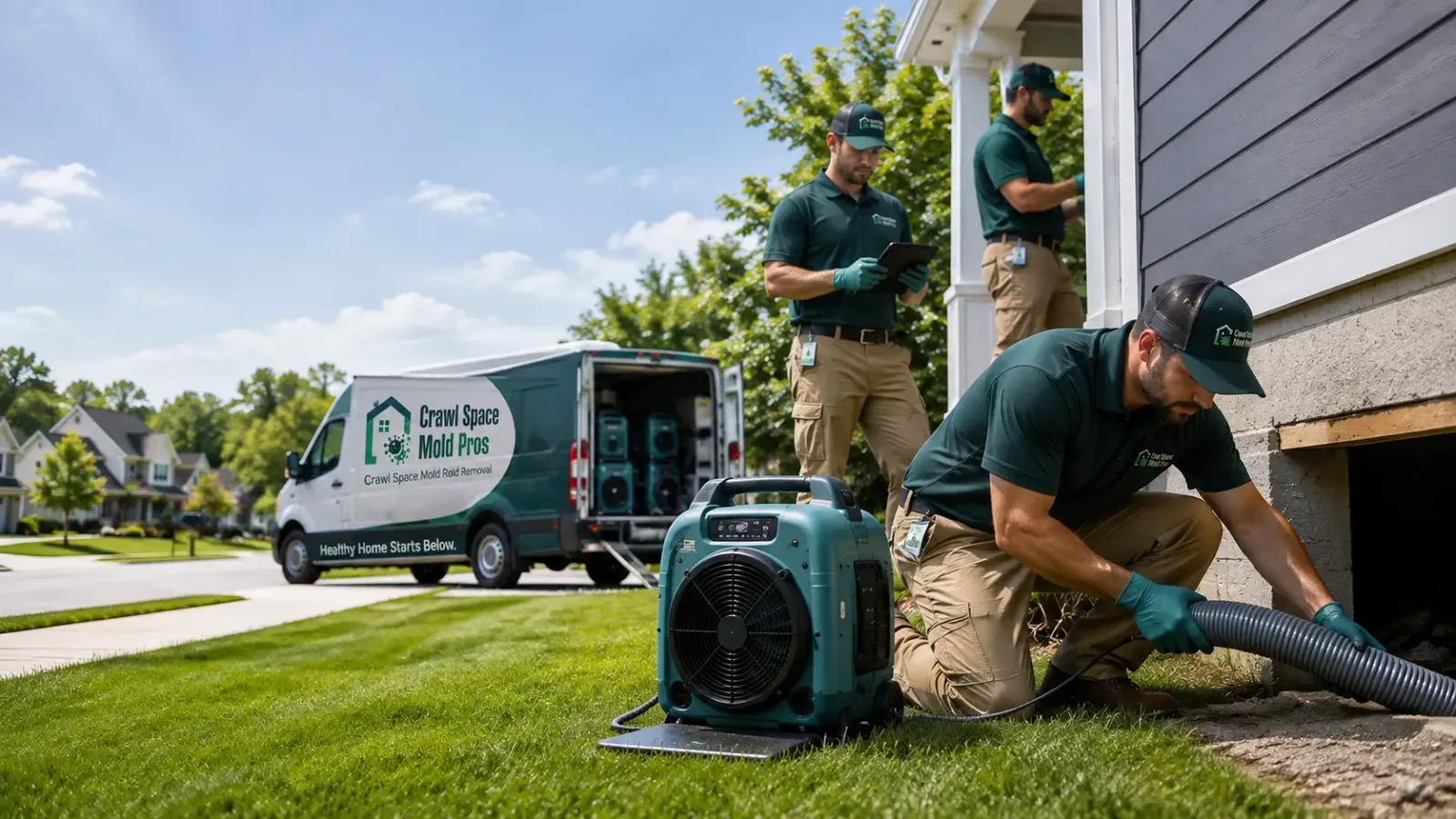 Crawl Space Mold Removal in Clarence, IA